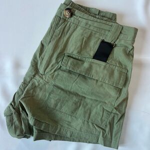 SHEIN Olive Green Casual Shorts